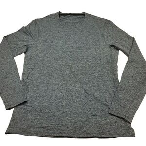 Lululemon Long‎ Sleeve Crew Neck Shirt Heather Gray Casual Everyday Top